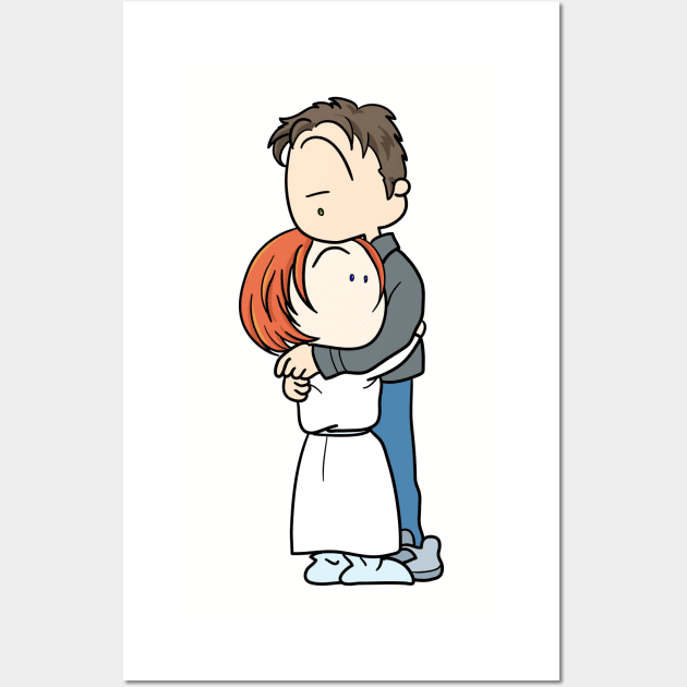 The Hallway Hug Wall Art by worrynet